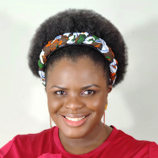 Duma MbilIi African Print Padded Headband