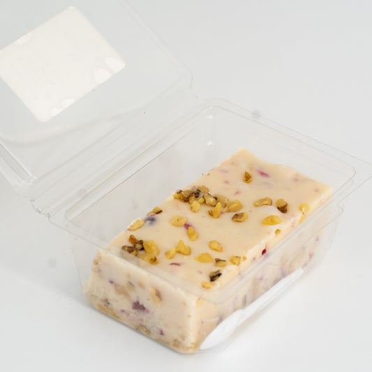Cranberry Walnut Honey Fudge