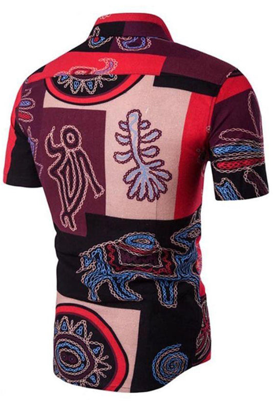 African Print Dashiki Shirt